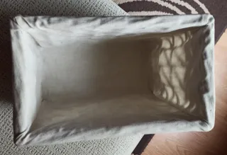 Cestillo de mimbre con forro