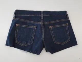 Short Vaquero Azul Desgastado
