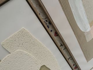 Cuadro decorativo beige y marrón