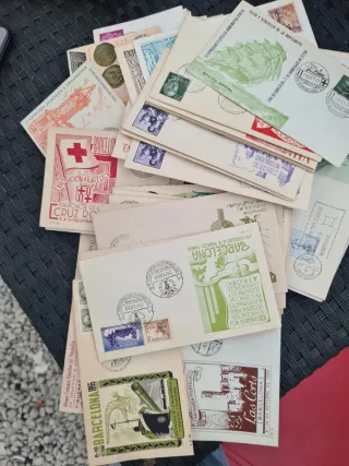 Collezione di buste postali antiche da collezione