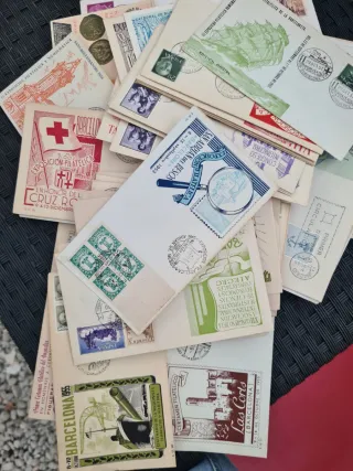 Collezione di buste postali antiche da collezione
