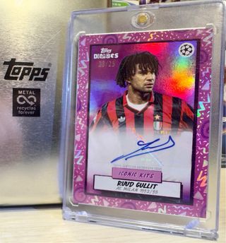 24/25 Topps Decades Ruud Gullit Auto Purple