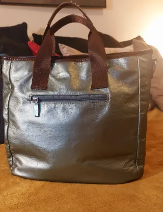 Bolso Noco Mujer Verde/Plateado