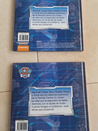 2 libros. Paw Patrol | Patrulla Canina. Un cuento