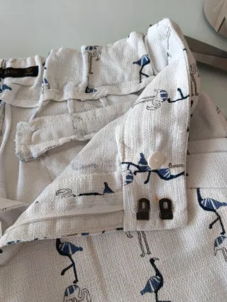 Pantalón pitillo estampado mujer