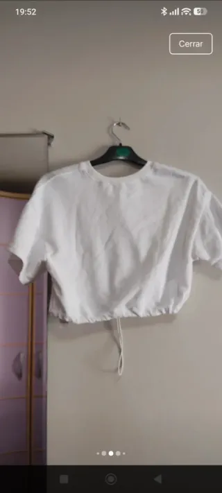 Conjunto Primavera -Verano Blanco.T.S.