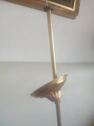 Lámpara de brazos de techo antigua a restaurar