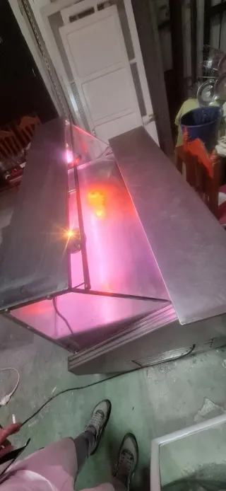 Vitrina Caliente Acero Inoxidable