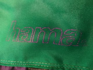 Mochila Hama Track Pack Verde y Morado