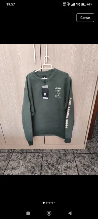 Sudadera Blue Banana Verde