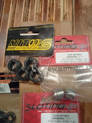 Lote Ruedas Repuesto Slot Racing