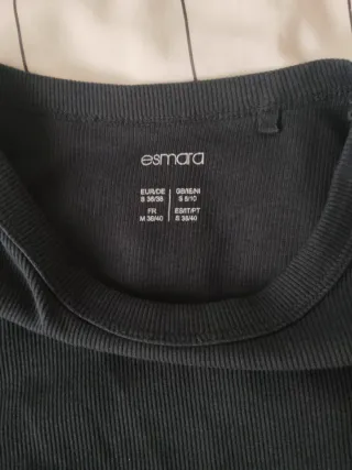 Camiseta Esmara sin mangas corta azul Talla S