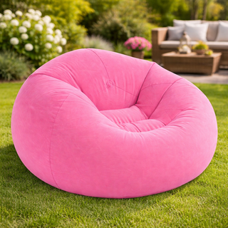 Sofá Puff Hinchable Intex Rosa
