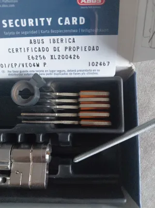 Bombín seguridad ABUS anti bumping