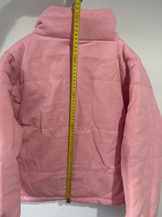 Chaqueta pana rosa