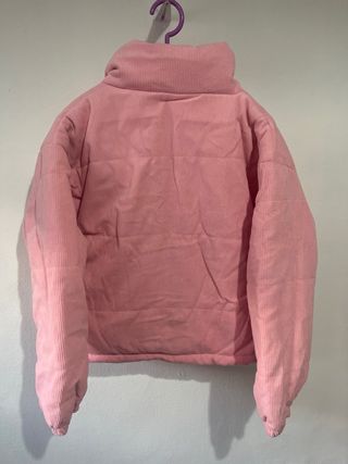 Chaqueta pana rosa
