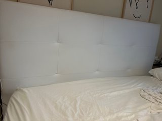 Cabecero Polipiel Blanco 180x200