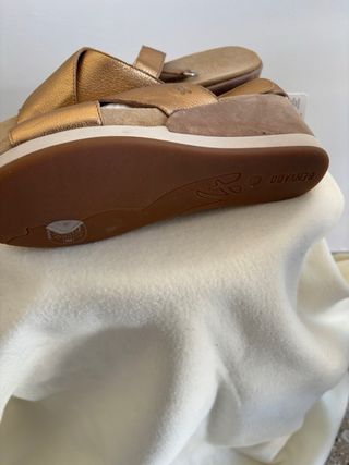 Benvado Sandalo Donna Oro in pelle