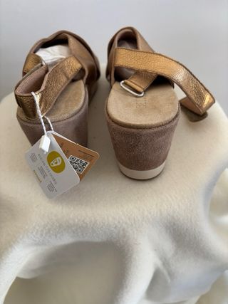 Benvado Sandalo Donna Oro in pelle
