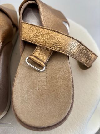 Benvado Sandalo Donna Oro in pelle