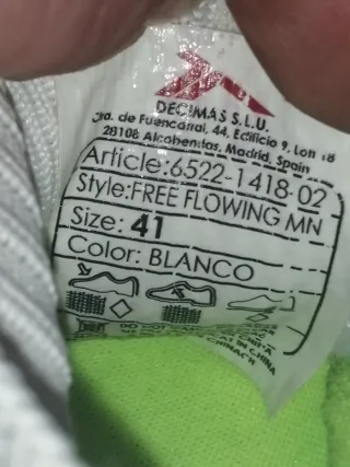 Zapatillas Thent Talla 41