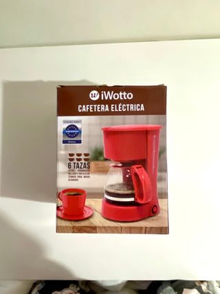 Cafetera de goteo Eléctrica iWotto Roja Nueva