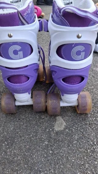 Patines en línea morados Gonex para niña