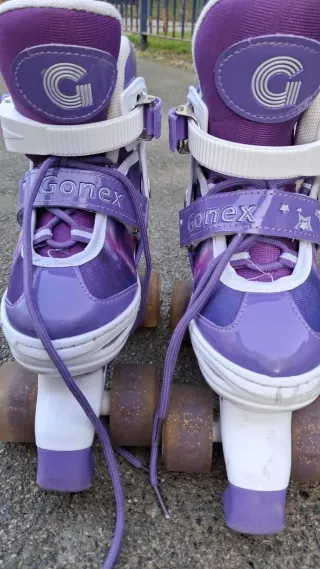 Patines en línea morados Gonex para niña