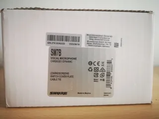 Micrófono Shure SM7B Negro