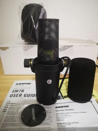 Micrófono Shure SM7B Negro