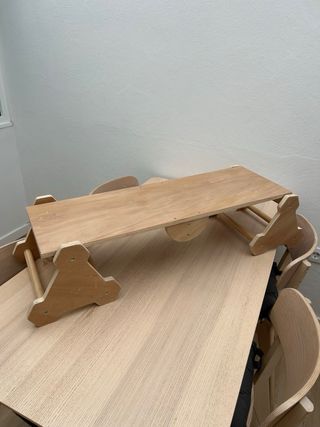 Tabla de equilibrio y curva infantil