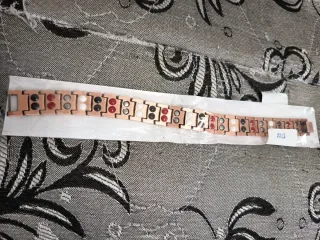 Pulsera magnética cobre y piedras