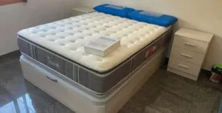 Canapé cama individual blanco