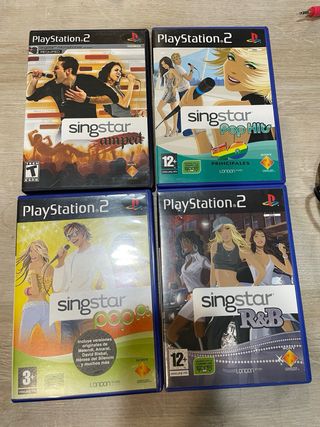 Pack Singstar PS2 + 2 Micrófonos