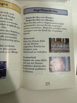 Manual Pocky & Rocky SNES Nintendo