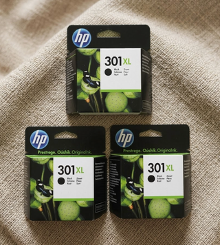 3 Cartuchos HP 301XL Negro Originales