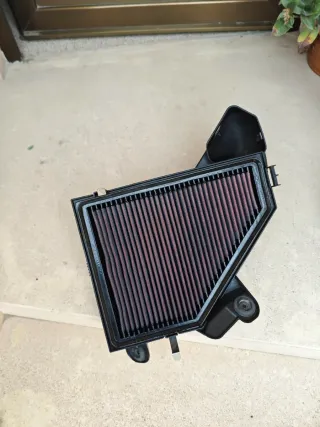 Caja filtro aire BMW E90 N47 + filtro K&N