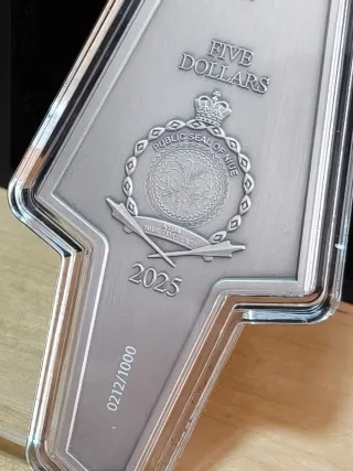 Moneda 5 dólares Plata PROOF Star Wars 3oz AGORO