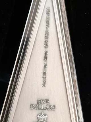 Moneda 5 dólares Plata PROOF Star Wars 3oz AGORO