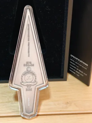 Moneda 5 dólares Plata PROOF Star Wars 3oz AGORO