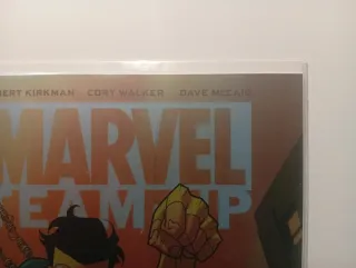 Marvel TeamUp 14 Spiderman Invincible Foil Edition
