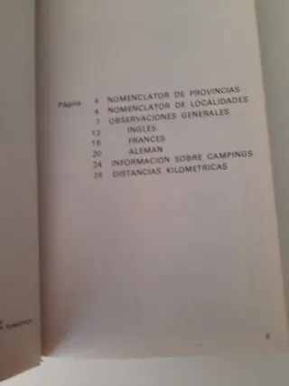 Guía de camping España 86.