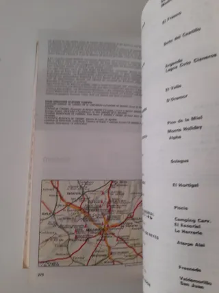 Guía de camping España 86.