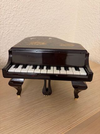 Joyero Piano Negro y Rojo