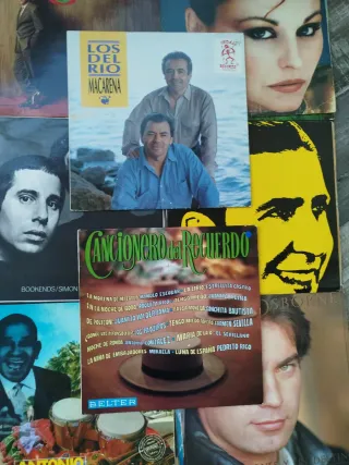 Lote 20 lp  Vinilos Pop Rock Latino más 90 pequeńo