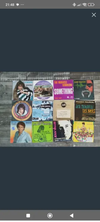 Lote 20 lp  Vinilos Pop Rock Latino más 90 pequeńo