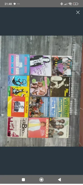 Lote 20 lp  Vinilos Pop Rock Latino más 90 pequeńo