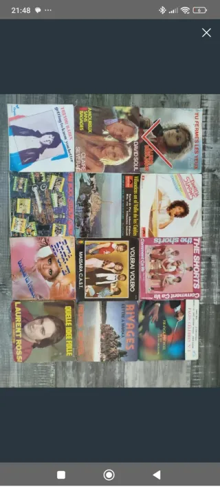 Lote 20 lp  Vinilos Pop Rock Latino más 90 pequeńo