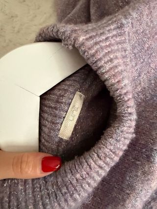 Jersey morado cuello medio