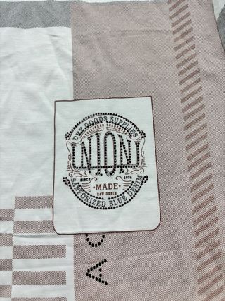 Camiseta Polo Blanca y Rosa Talla XL